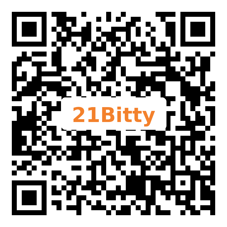 Lightning payment QR for 21bitty
